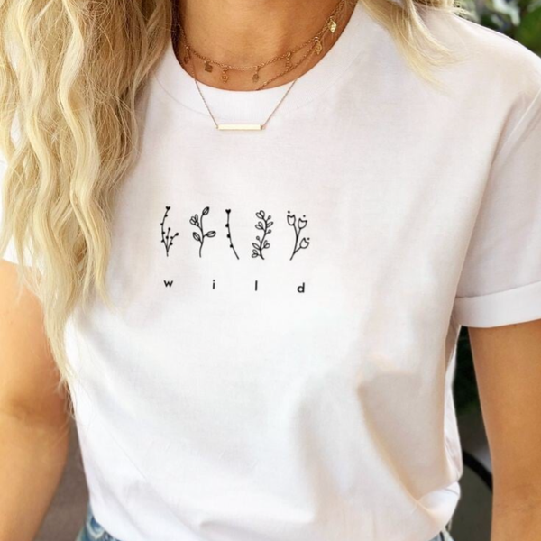 T-shirt dames - wild