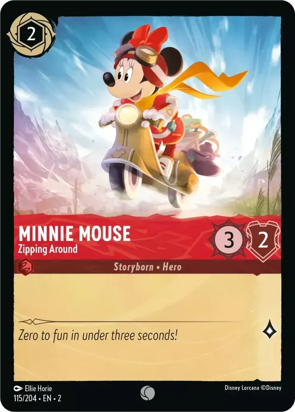 Minnie Mouse Zipping Around 115/204 Rise of the Floodborn