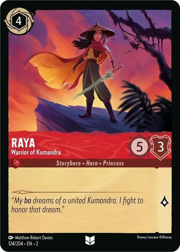 Raya Warrior of Kumandra 124/204 Rise of the Floodborn