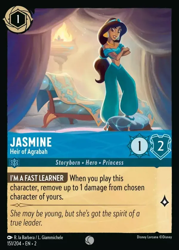 Jasmine Heir of Agrabah 151/204 Rise of the Floodborn