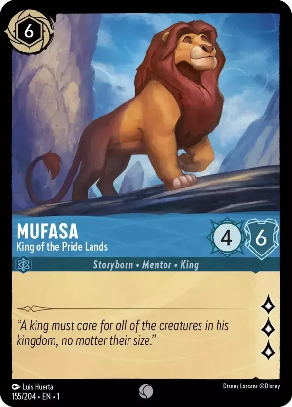 Mufasa King of the Pride Lands 155/204 The First Chapter