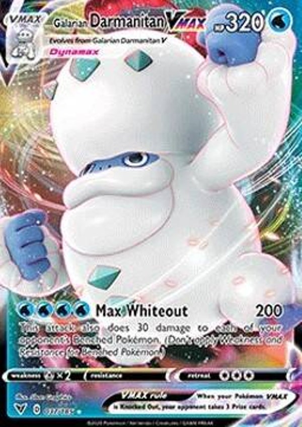 Galarian Darmanitan Vmax 037/185 Vivid Voltage