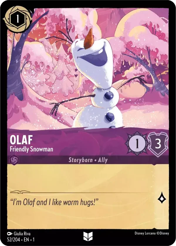 Olaf Friendy Snowman 52/204 The First Chapter
