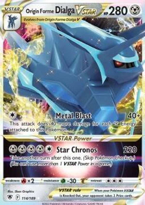 Origin Forme Dialga Vstar 114/189 Astral Radiance