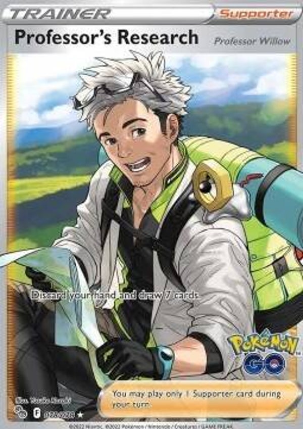 Professor's Research 078/078 Pokemon Go