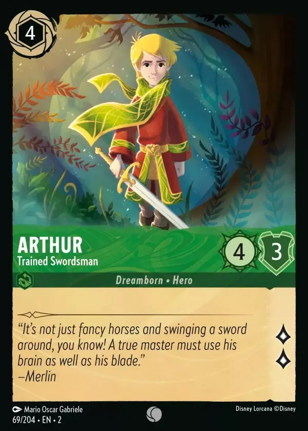Arthur Trained Swordsman 69/204 Rise of the Floodborn