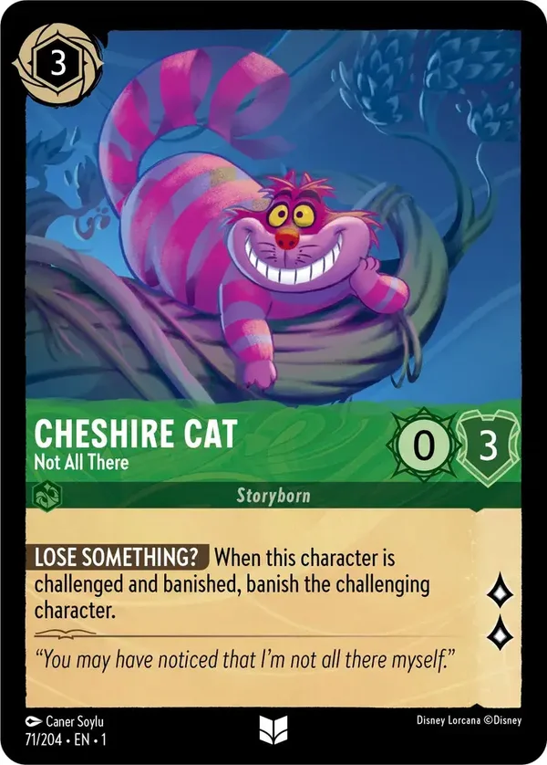 Cheshire Cat Not All There 71/204 The First Chapter