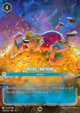 Disney Lorcana Royal Tantrum (V.2.) 219/204 Shimmering Skies