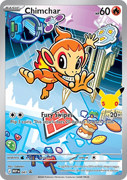 Chimchar MEP 041 Promo