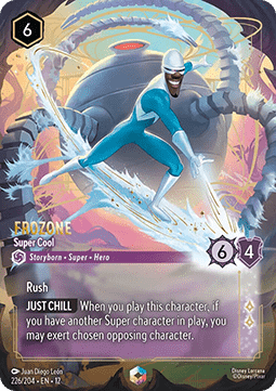 Disney Lorcana Frozone Super Cool 226/204 Wilds Unknown