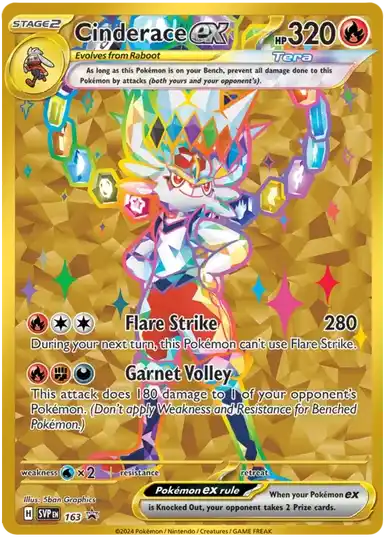 Cinderace Ex Promo SVP163