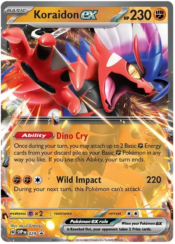 Koraidon Ex SVP029 Scarlet & Violet Promo