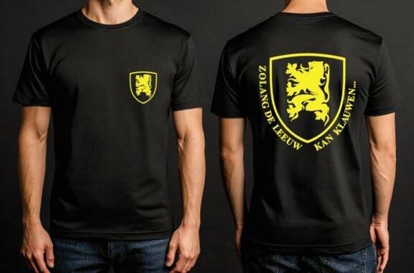 Zolang de leeuw /schild