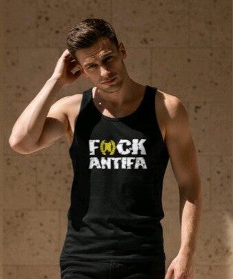 fuck antifa leeuw (singlet)