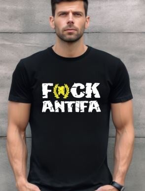 fuck antifa tshirt