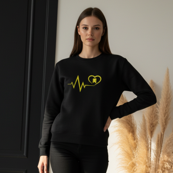 sweater hartslag (dames)