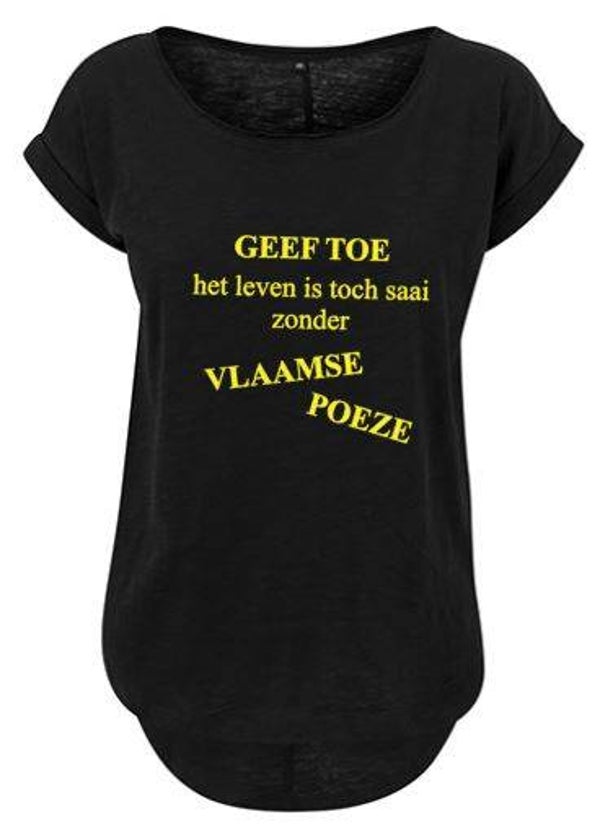 geeft toe (los tshirt)