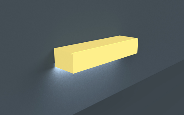 Wandplank/lade met LED