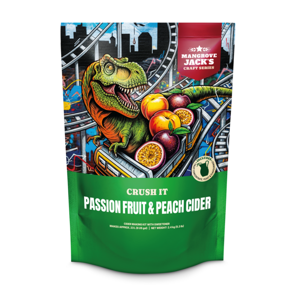 Mangrove Jacks  Passionfruit & Peach Cider 2,4 kg.Art.nr.19017
