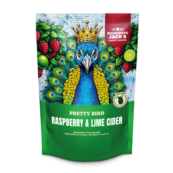 Mangrove Jacks Raspberry Lime Cider 2,4 kg.Art.nr.19018
