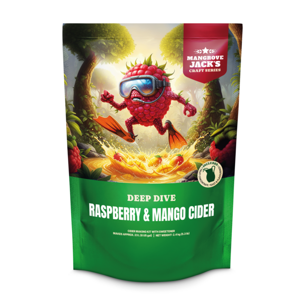 Mangrove Jacks Raspberry Mango 2,4 kg. Art.nr.19019