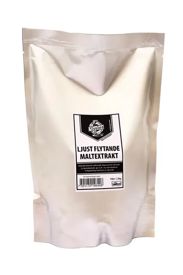 Coobra flytande maltextrakt Ljust 1,2 kg