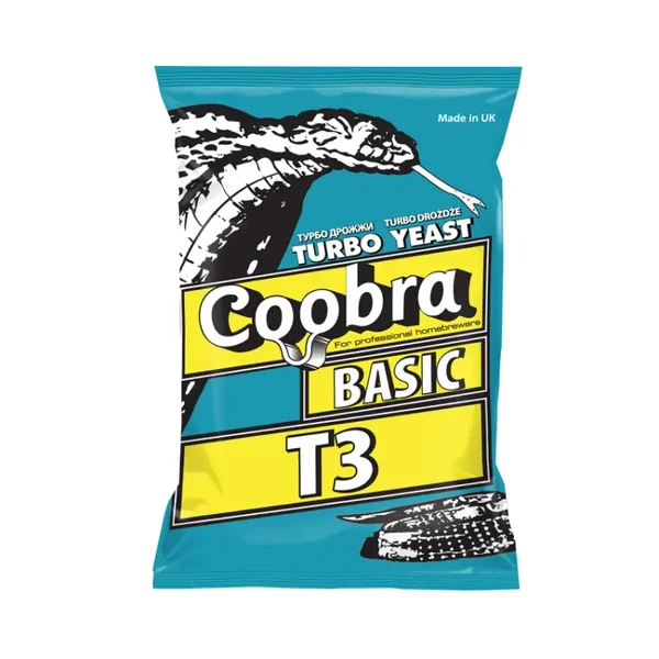 Coobra basic T3  turbojäst. För 25 Liter vin och mäsk.
