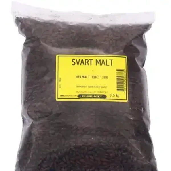 Svartmalt (Black malt) hel EBC 1300 0,5kg