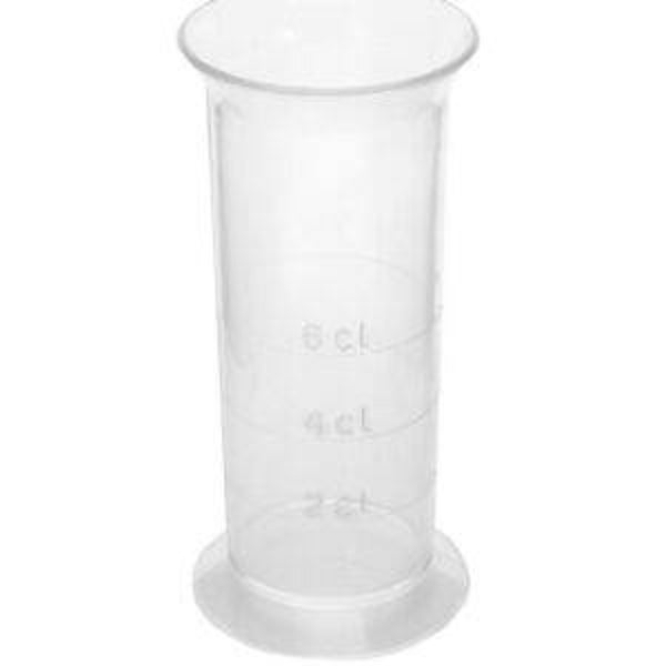 Mätglas i plast graderad 2-4-6 cl  Art.nr.53258 C