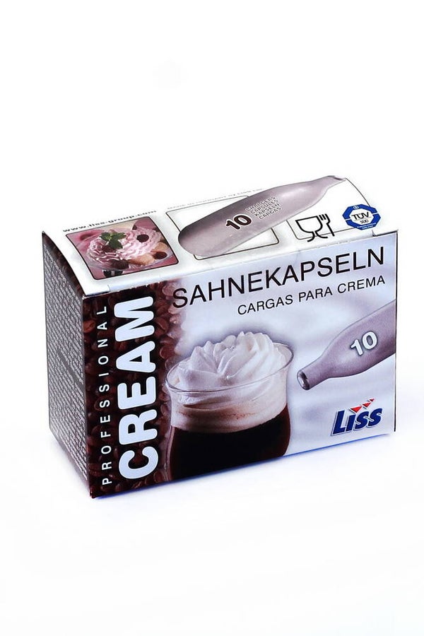 Gräddsifonpatroner 10-p  Art.nr 56335