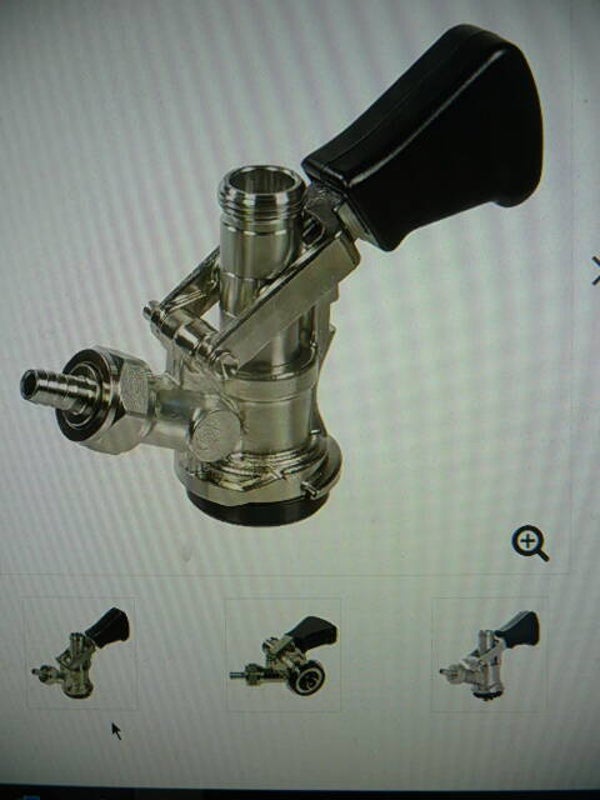 Fatkoppling S för tex.Norrlands Guld på fat.