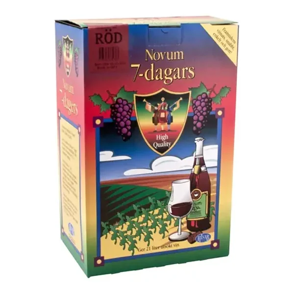 Novum Röd 7 dagars vin,med jässats