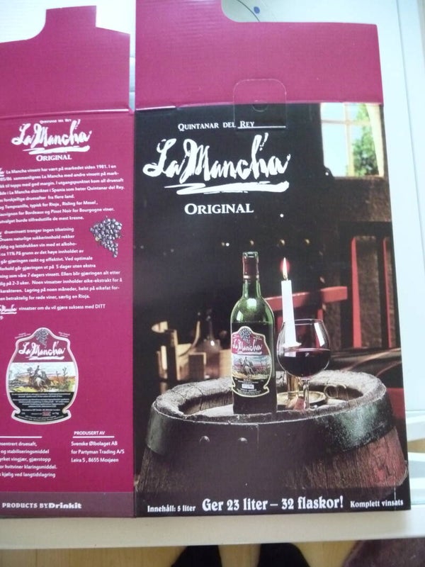 Bag in box 5L kompl. Falcon Crest kartong har utgått o ersätts av Nonne Noir eller La Mancha från 1 okt.-24