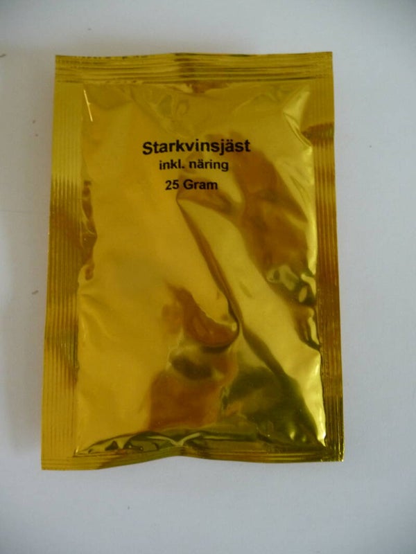 Starkvinsjäst 25 g med näring .Art.nr.21718 CBF