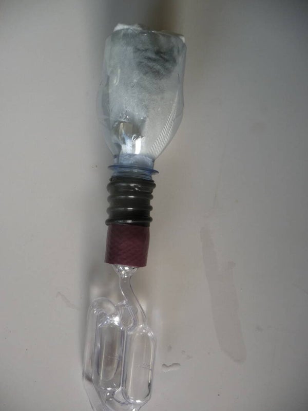 "Luktfritt jäsrör" med aktivt kol