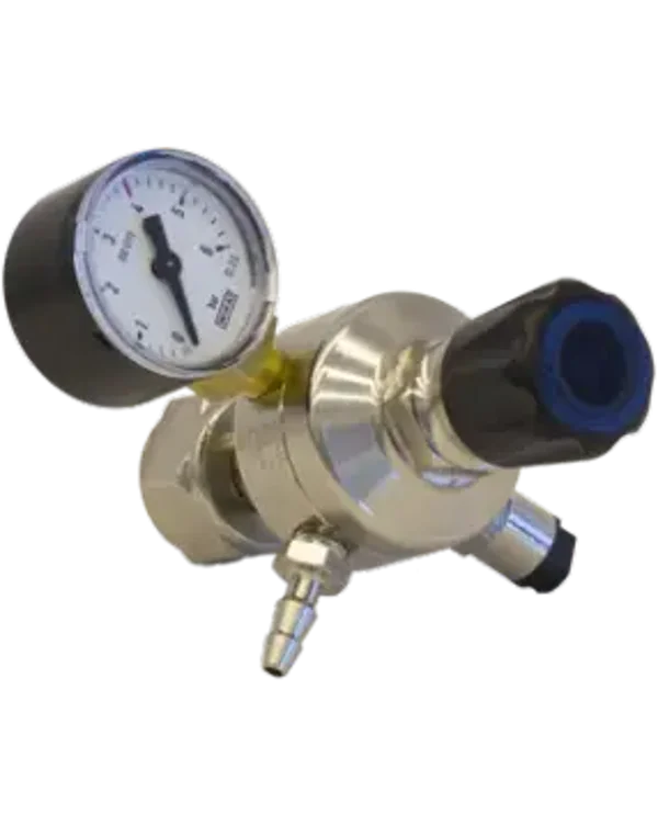 Kolsyreregulator med en klocka