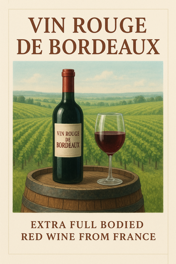 Lyxrödvin Vin Rouge de Bordeaux .Art.nr.39008