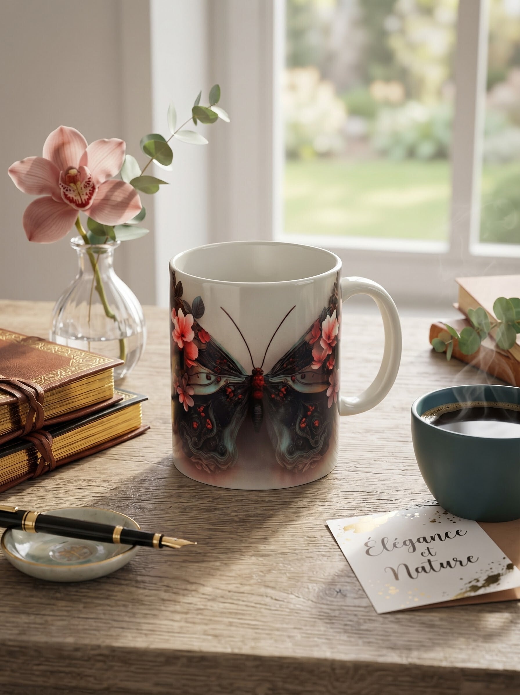 Mug papillon