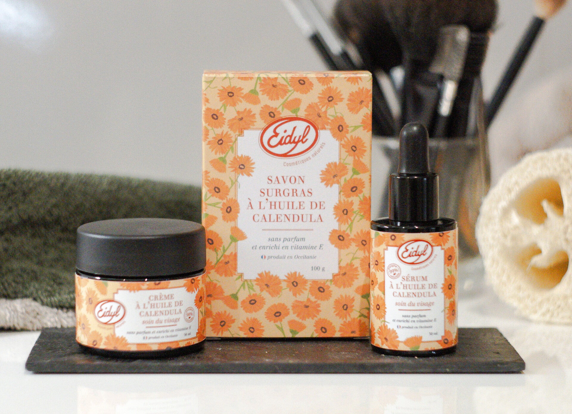 Routine complète 3 produits à l'huile calendula