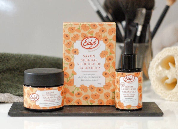 Routine complète 3 produits à l'huile calendula