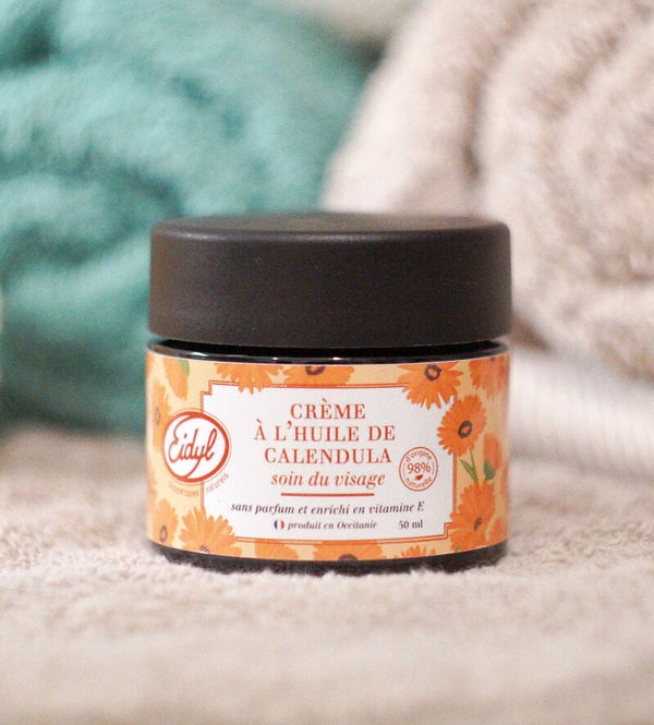 Crème de soin du visage à l'huile de calendula 50ml