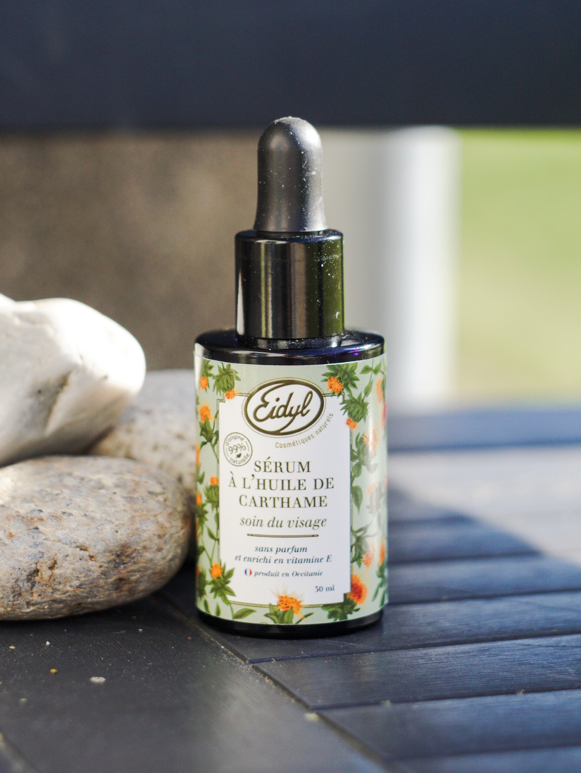 Sérum de soin du visage à l'huile de carthame