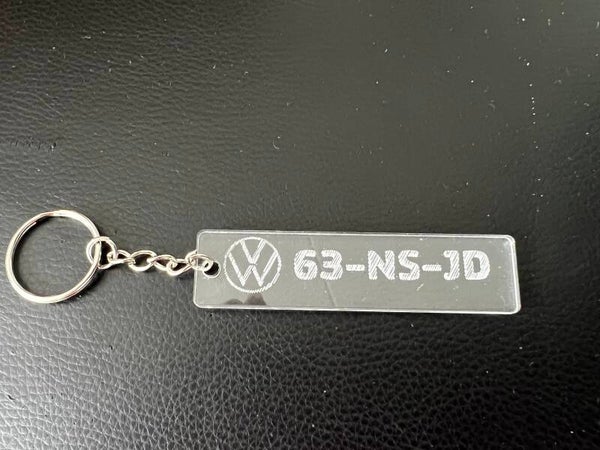 Sleutelhanger gegraveerd