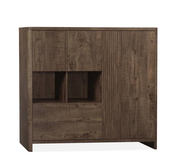 Wandkast Kenna 174 cm Dark Mango