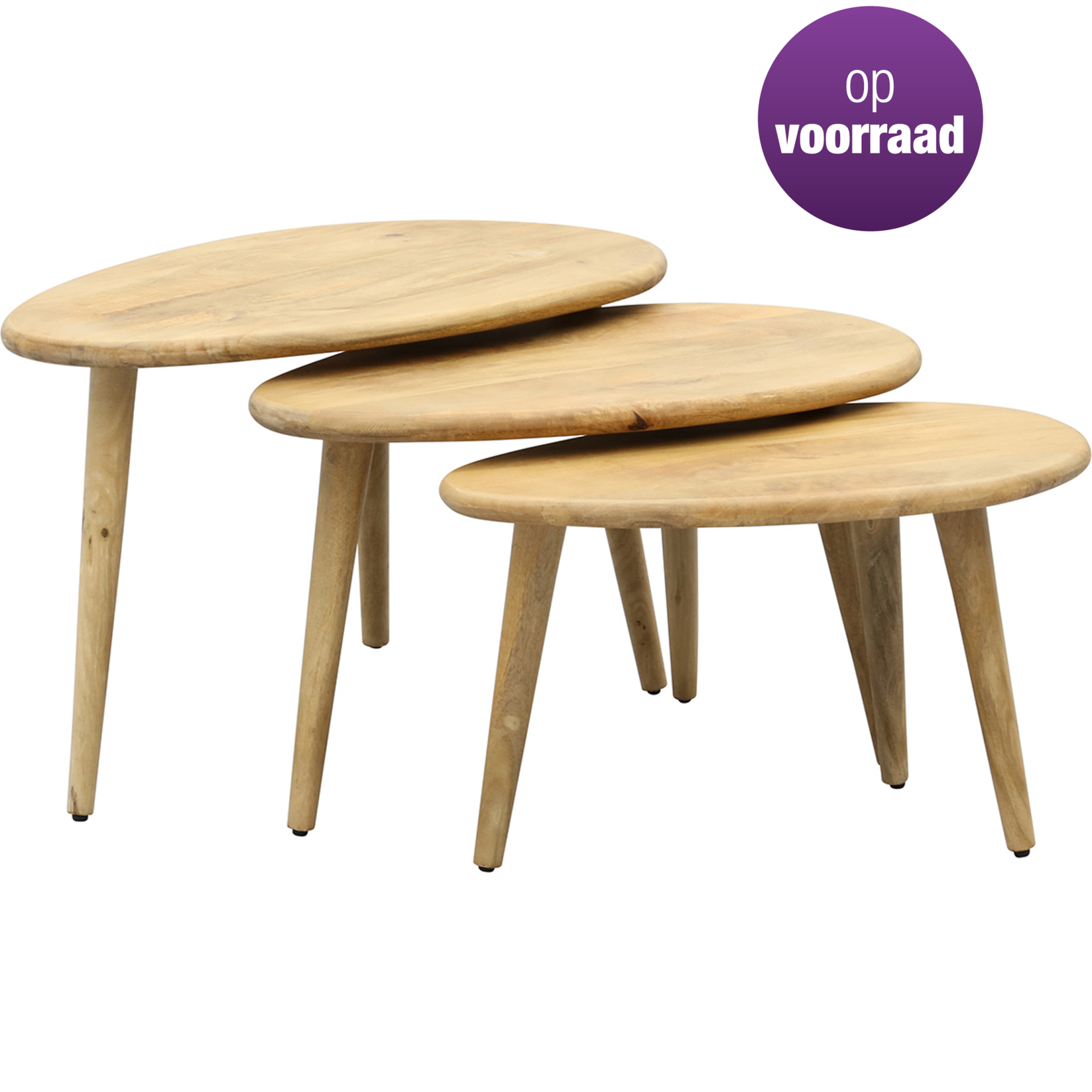 Salontafelset Anouk set van 3