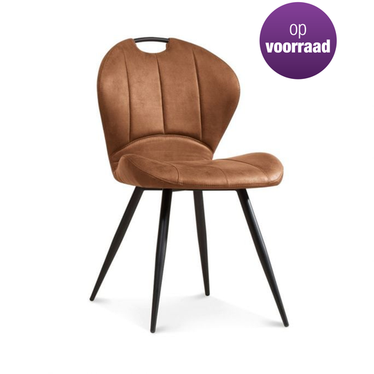 Eetkamerstoel Mogadishu cognac