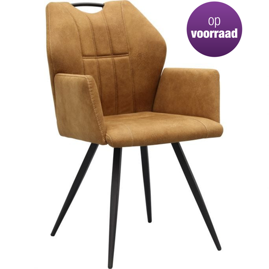 Eetkamerstoel Porto cognac