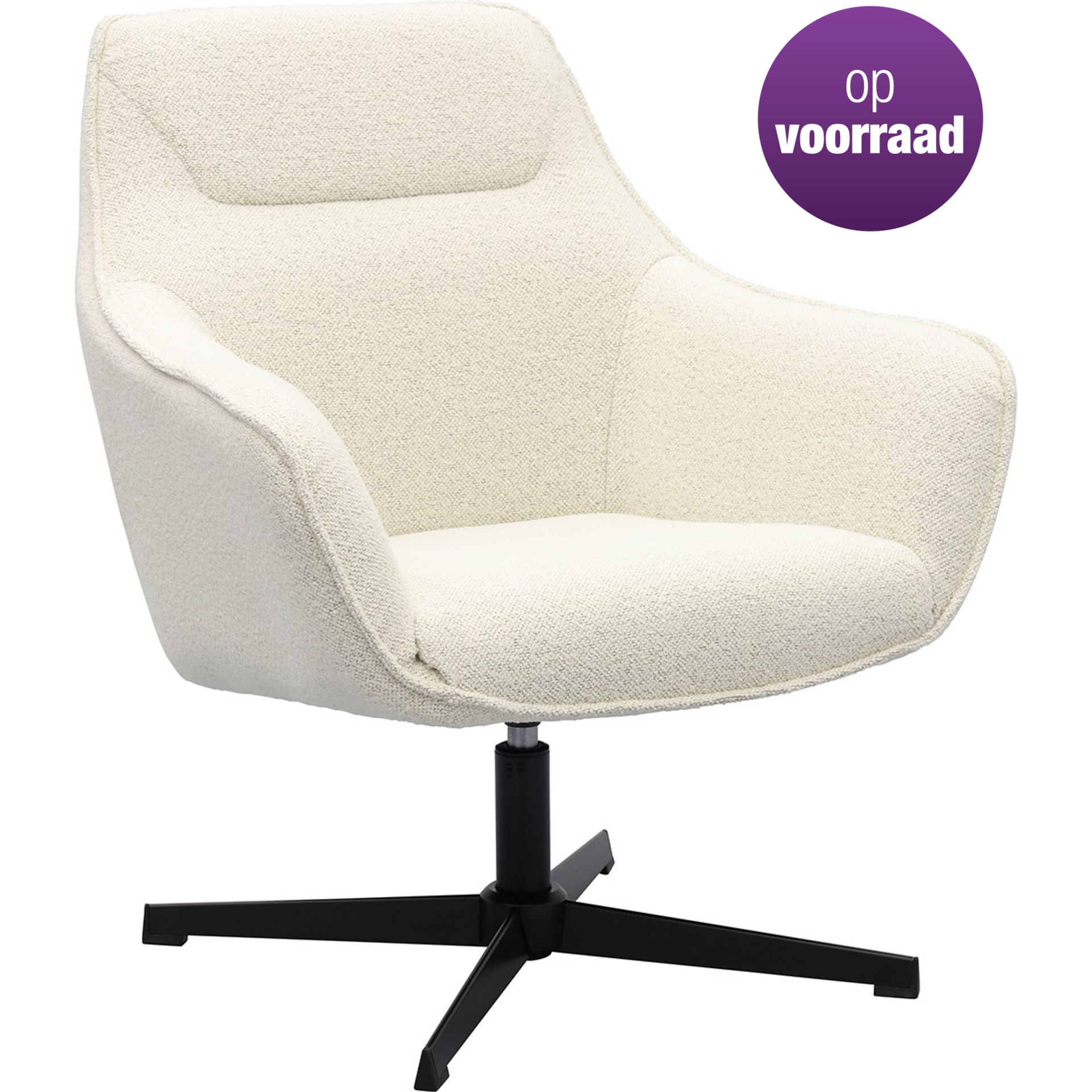 Fauteuil Evy mose naturel
