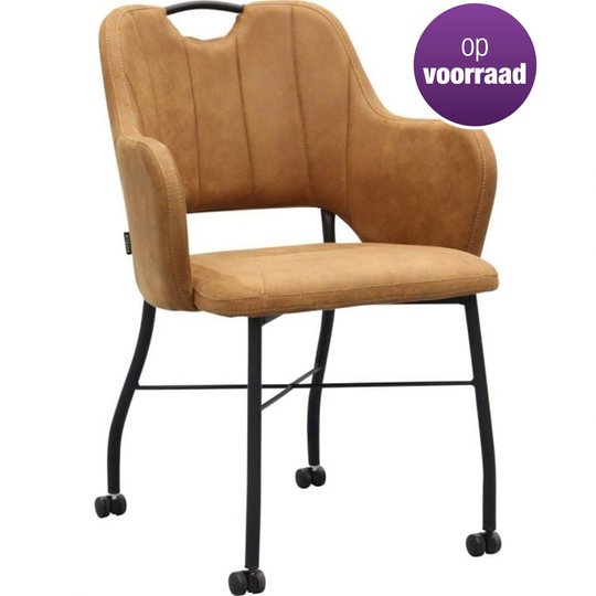 Eetkamerstoel Strava cognac