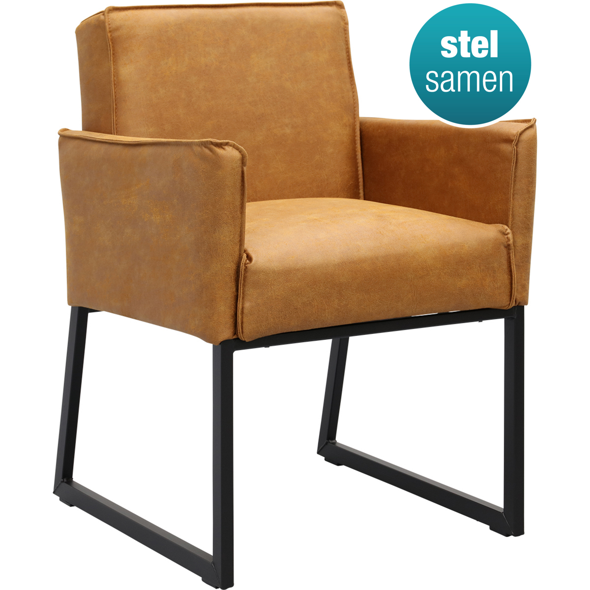 Eetkamerstoel Kenzo met dichte arm